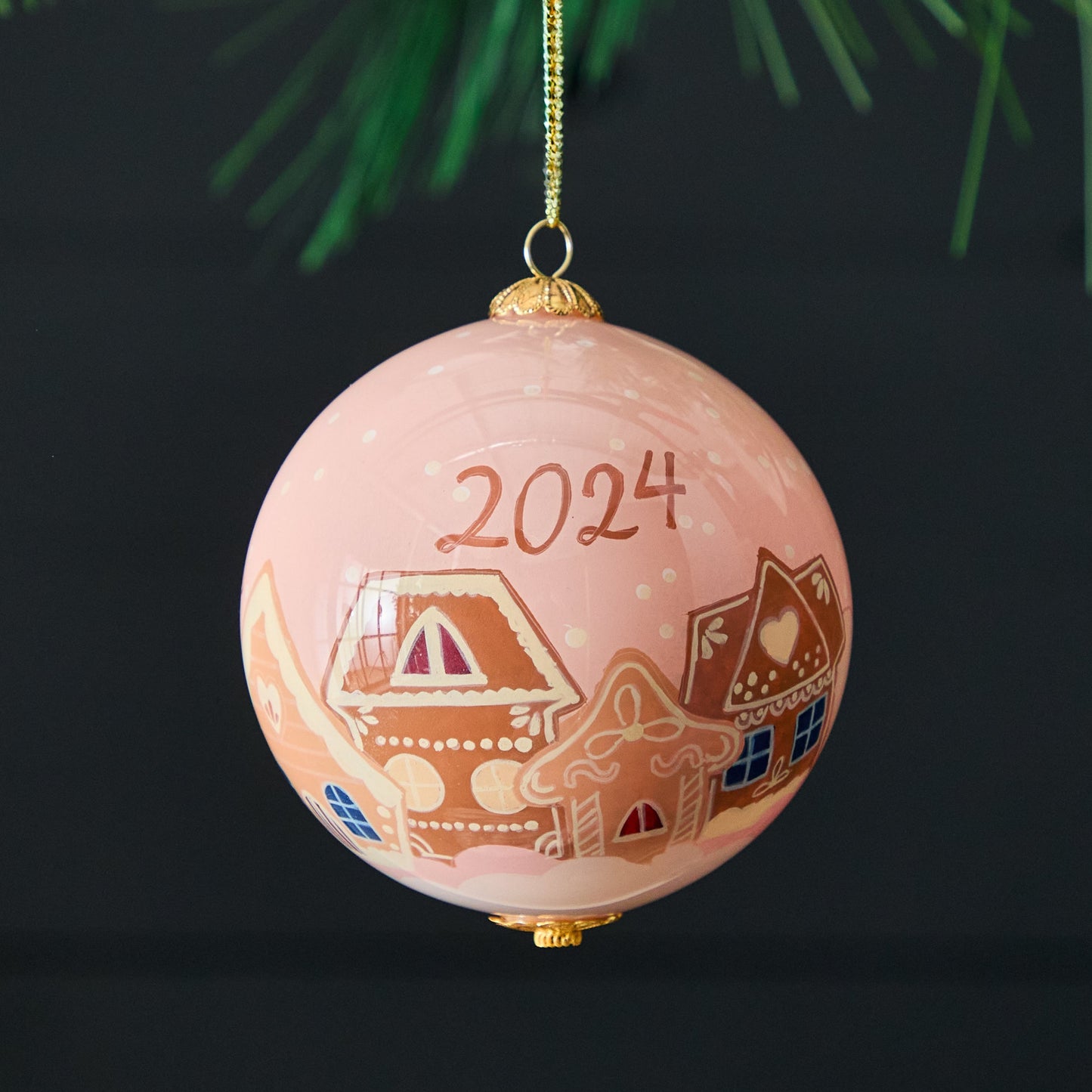 Pier 1 Li Bien Gingerbread Village Ornament 2024