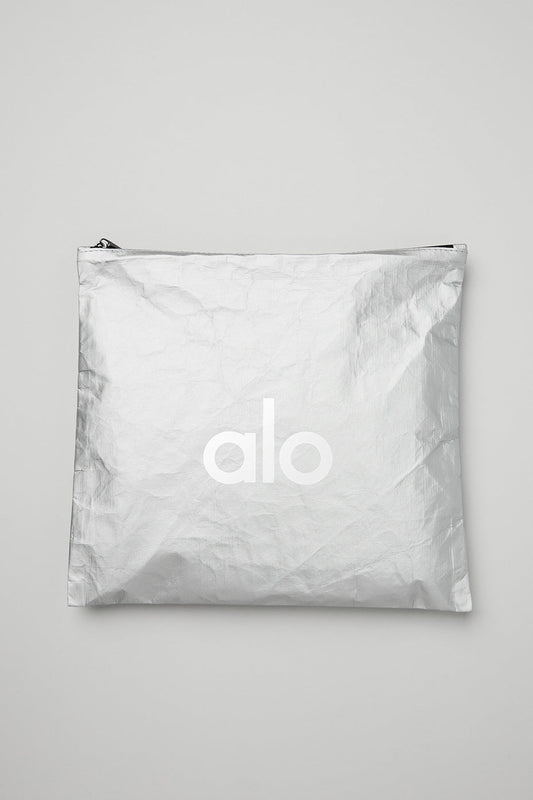 Keep It Dry Fitness Zip Pouch - Silver Foil
