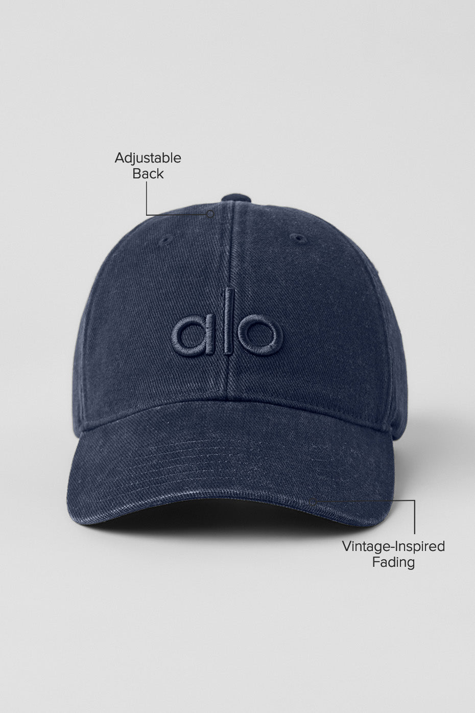 Washed Off-Duty Cap - Vintage Navy
