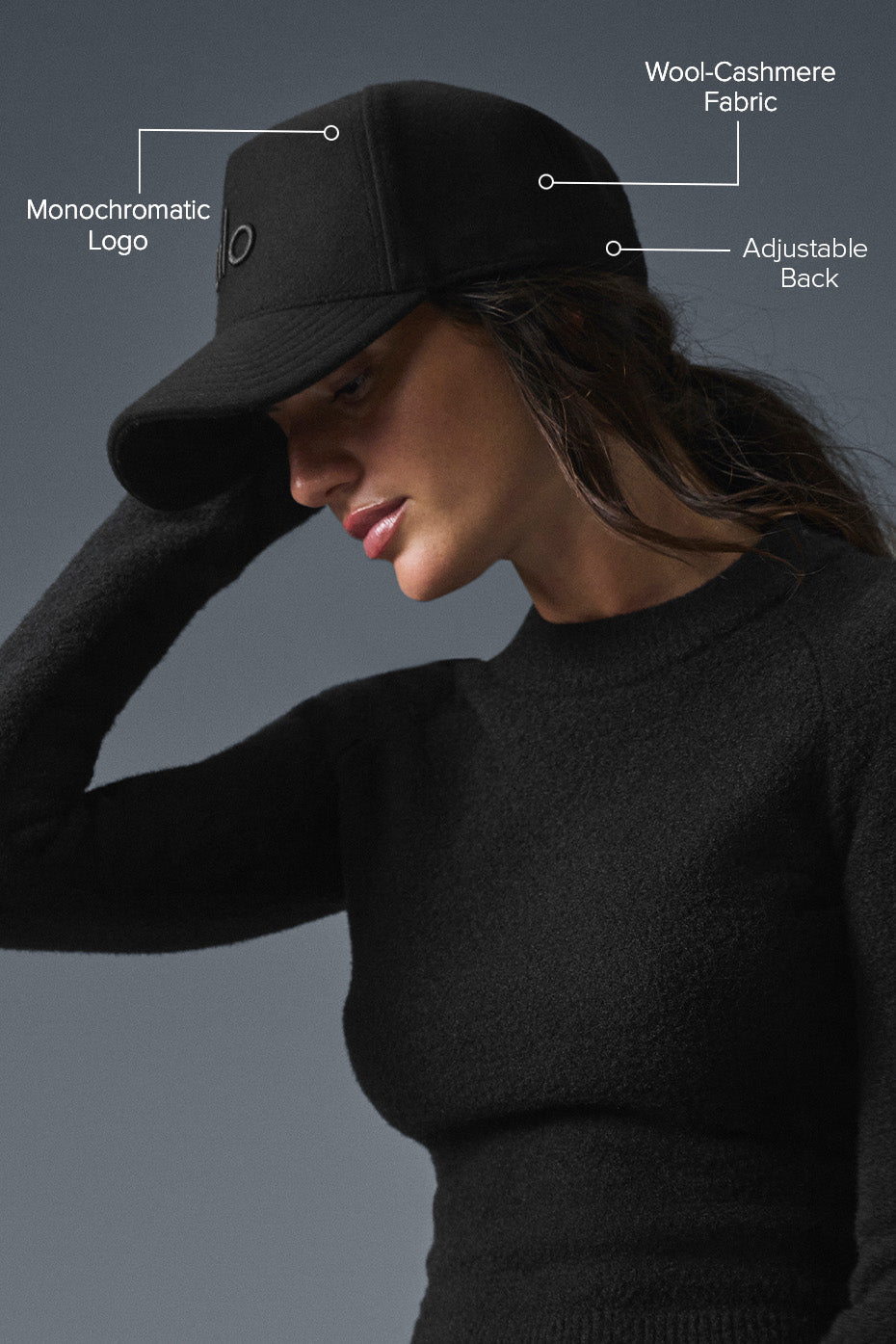 Wool District Trucker Hat - Black