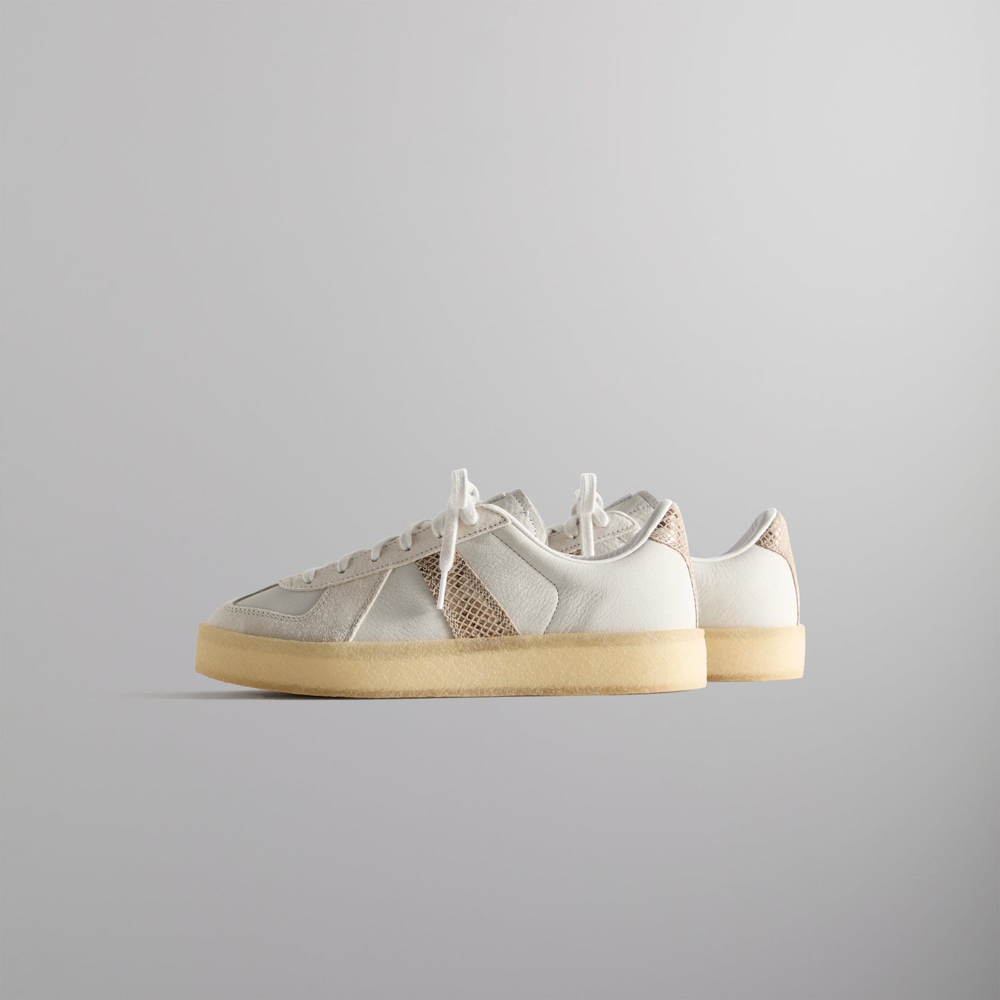 The 8th St BW Army by Ronnie Fieg for adidas Originals & Clarks Originals - Crystal White / Brown PH
