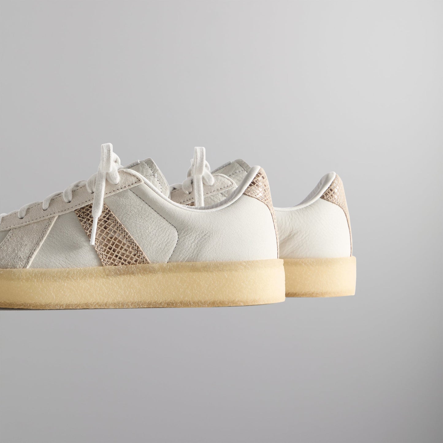 The 8th St BW Army by Ronnie Fieg for adidas Originals & Clarks Originals - Crystal White / Brown PH
