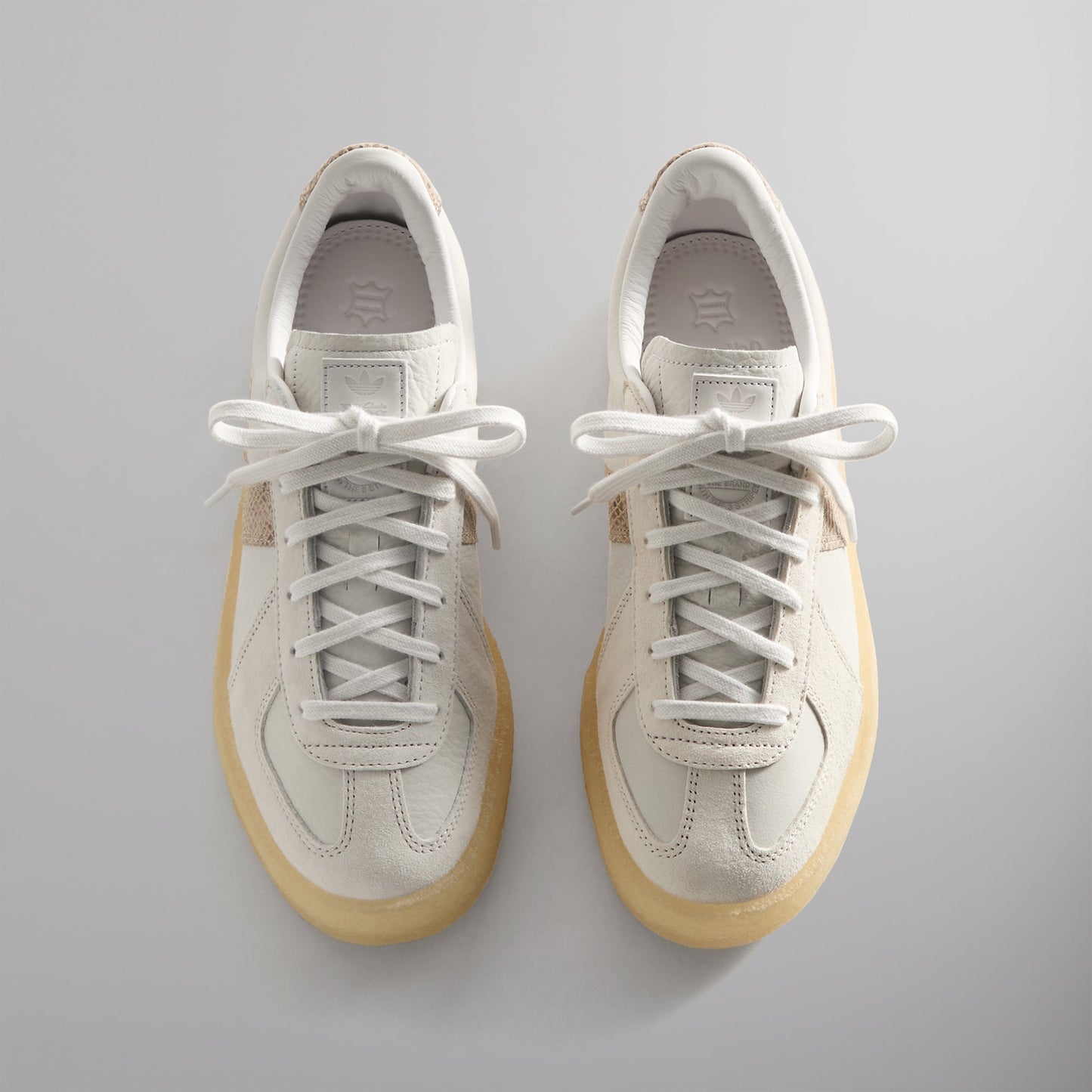 The 8th St BW Army by Ronnie Fieg for adidas Originals & Clarks Originals - Crystal White / Brown PH