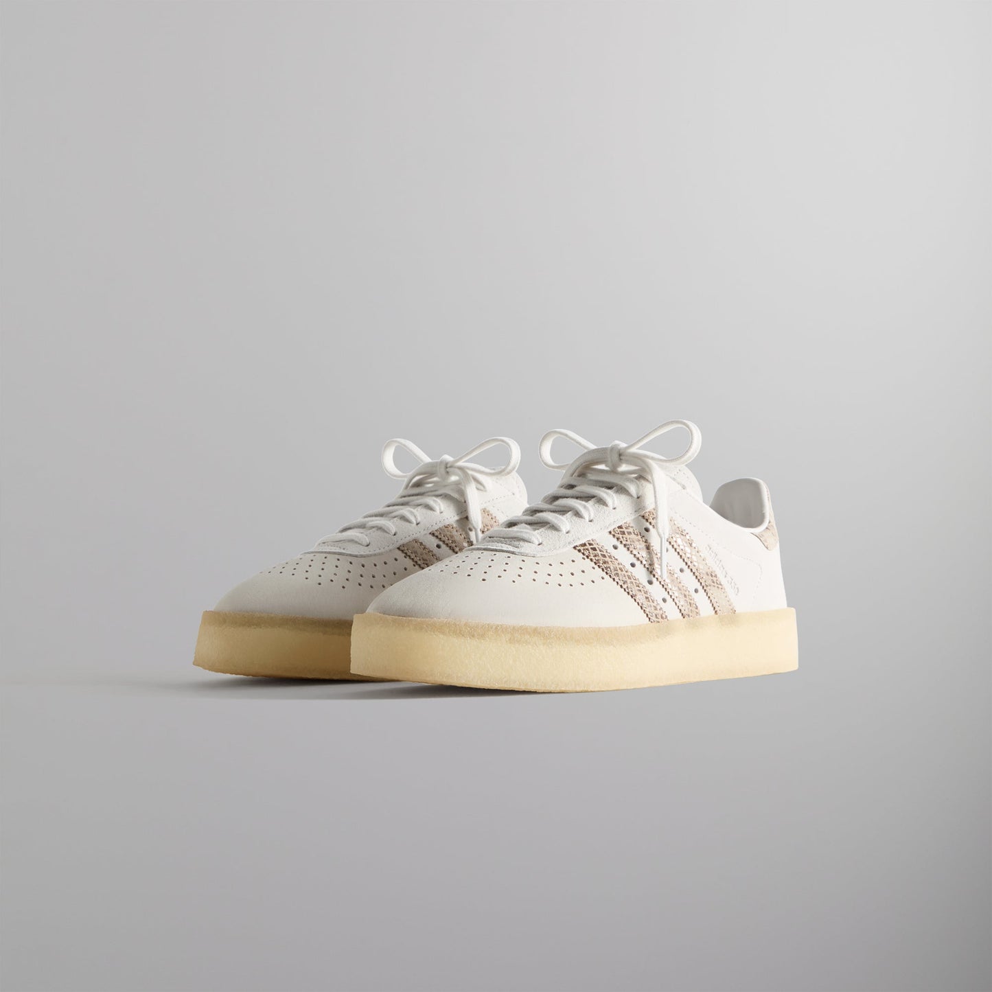 The 8th St AS350 by Ronnie Fieg for adidas Originals & Clarks Originals - Crystal White / Brown PH