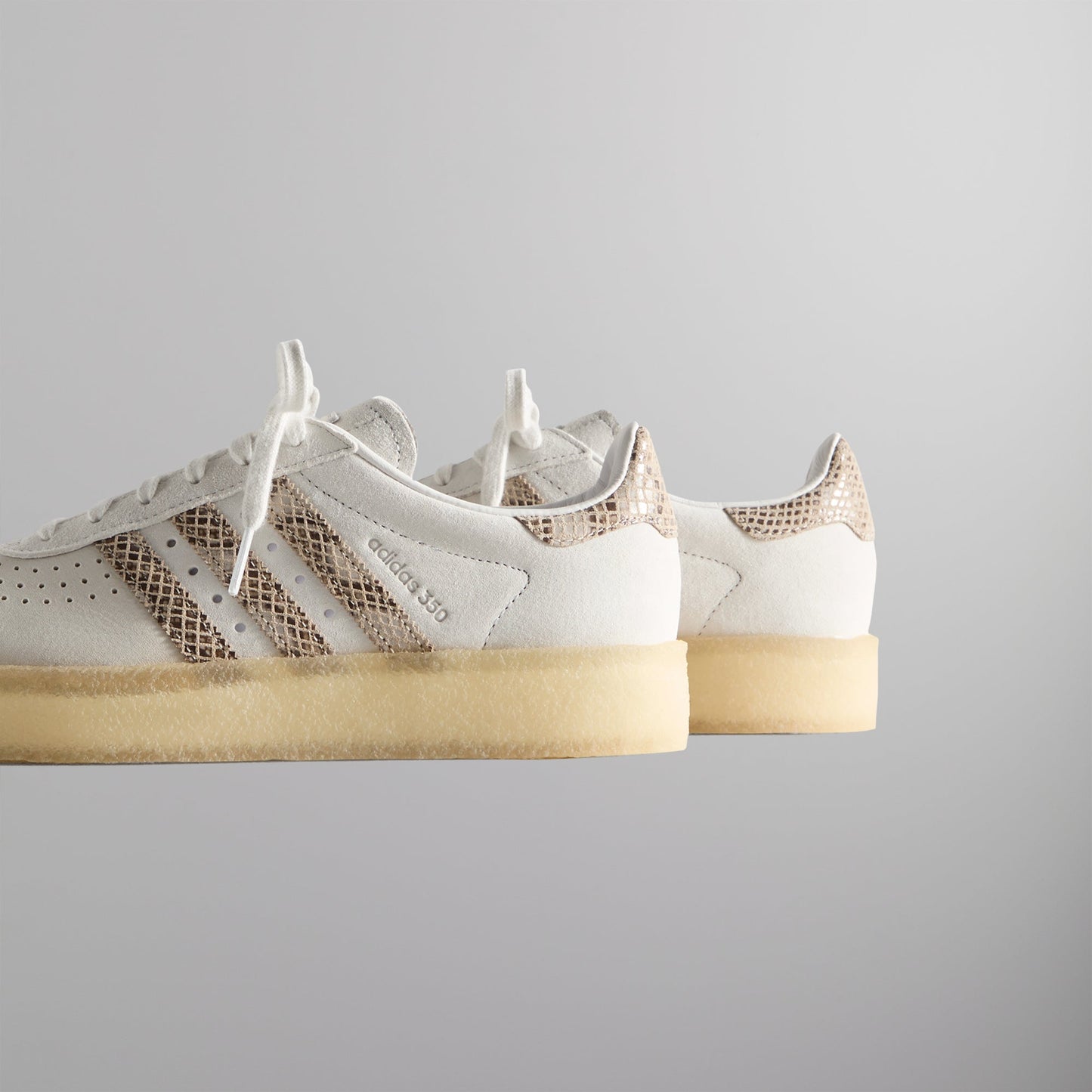 The 8th St AS350 by Ronnie Fieg for adidas Originals & Clarks Originals - Crystal White / Brown PH
