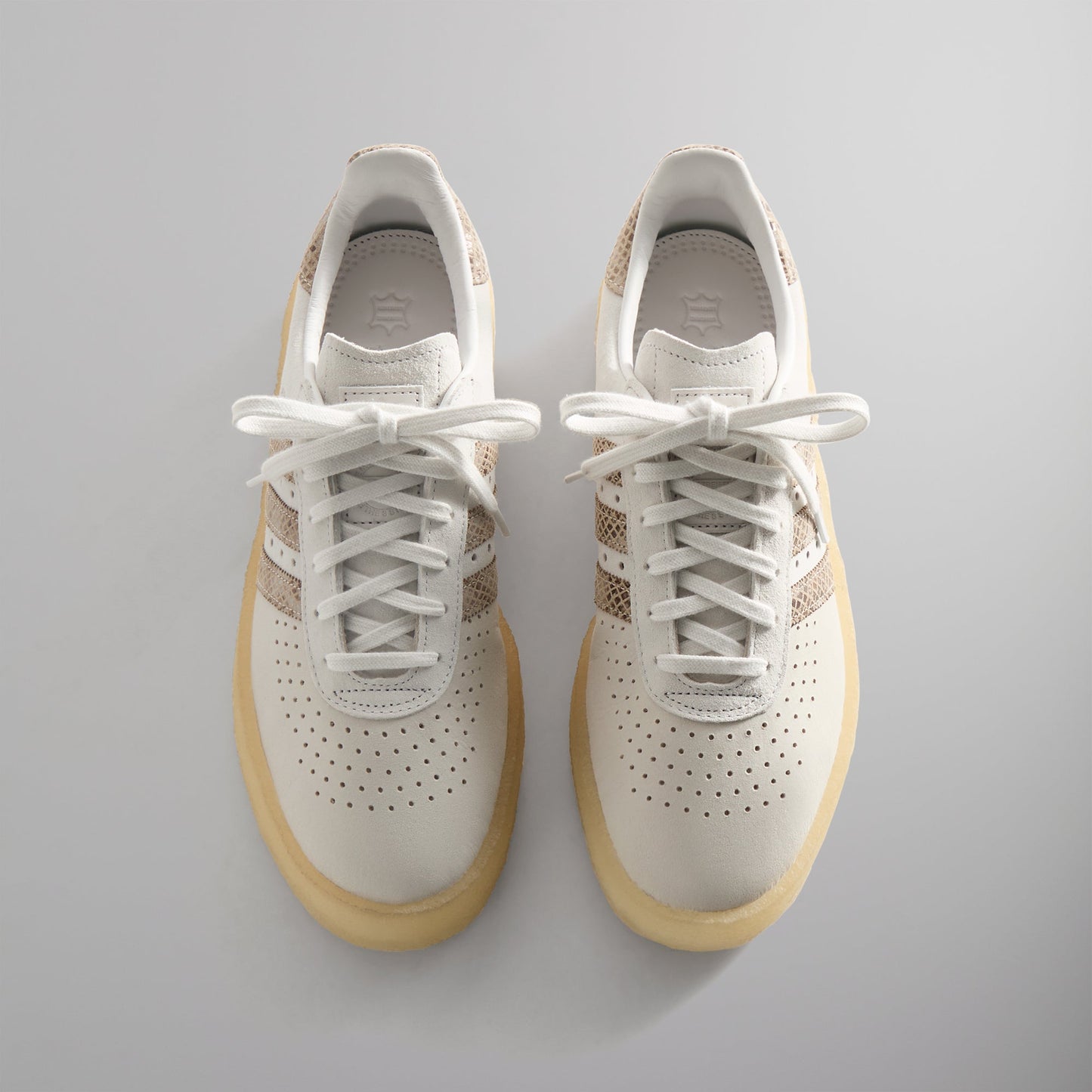 The 8th St AS350 by Ronnie Fieg for adidas Originals & Clarks Originals - Crystal White / Brown PH