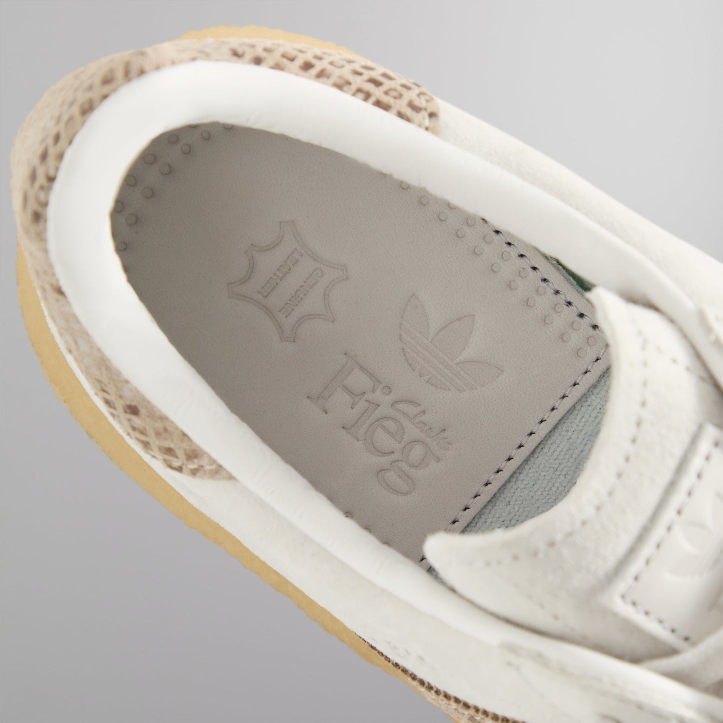 The 8th St AS350 by Ronnie Fieg for adidas Originals & Clarks Originals - Crystal White / Brown PH