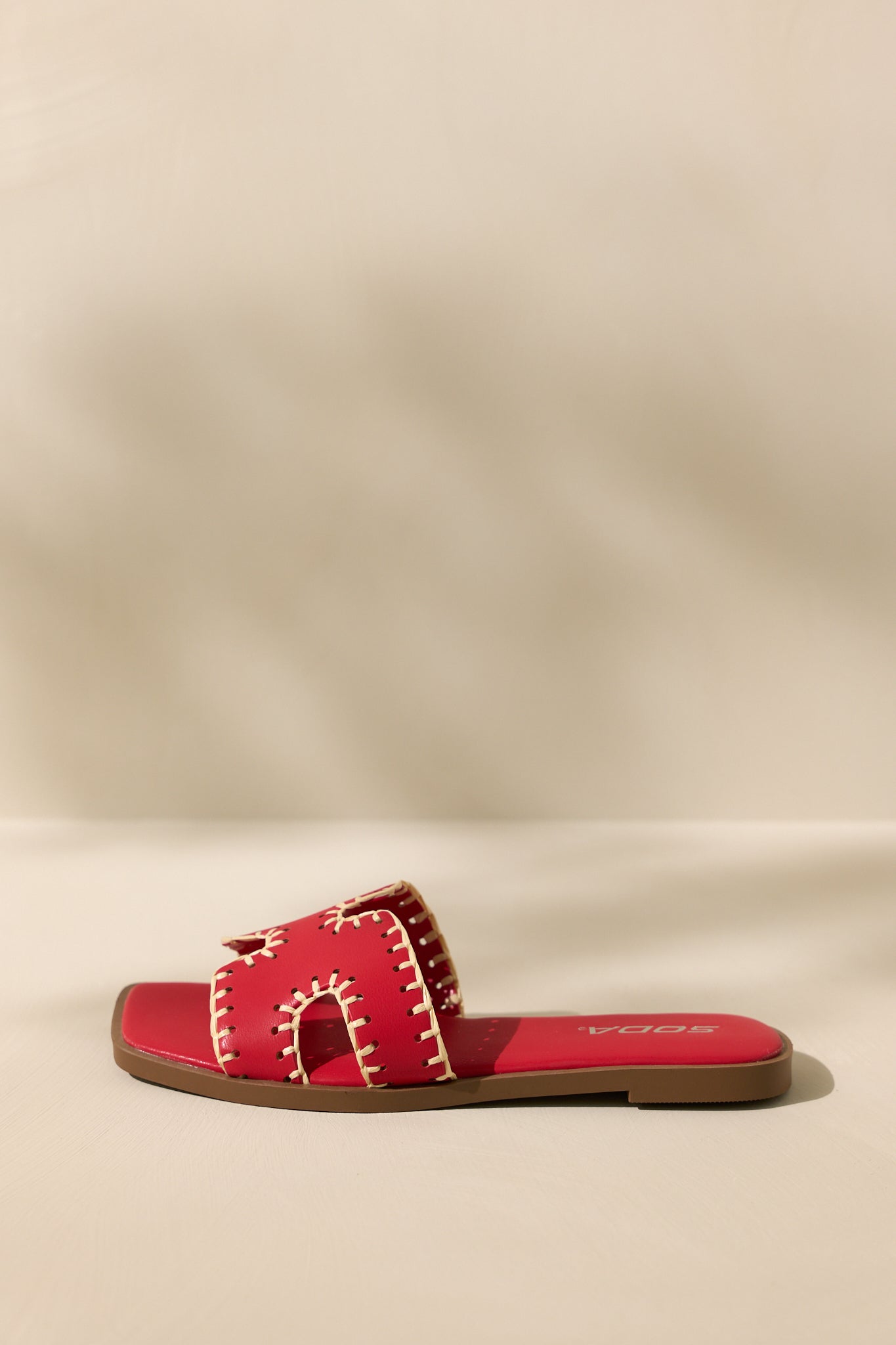 Surfside Strolls Red Sandals