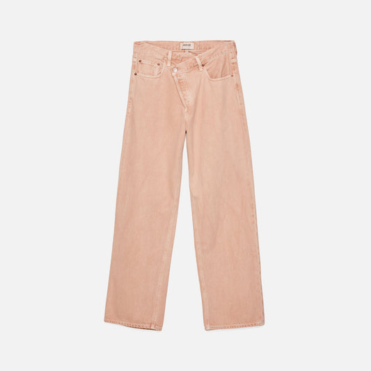 Agolde Criss Cross Jean - Pink Salt