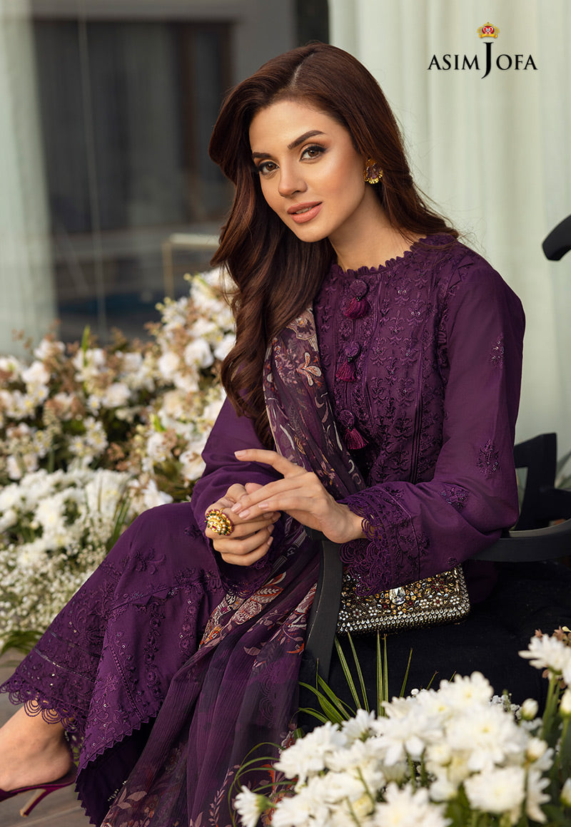 AJAA-01 EMBROIDERED LAWN 3 PCS