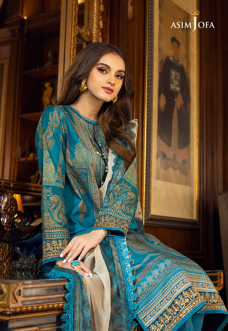 AJAA-17 EMBROIDERED LAWN 3 PCS