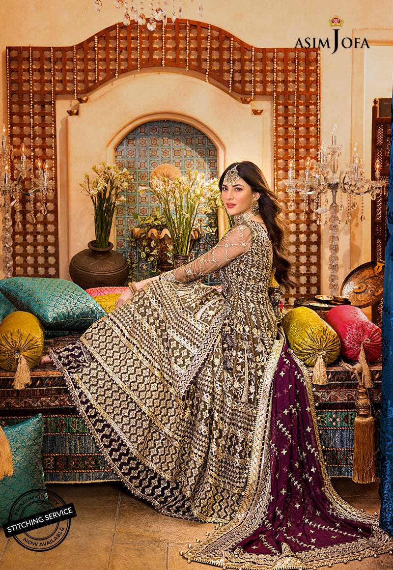 AJBN-01 EMBROIDERED CHIFFON 3 PCS