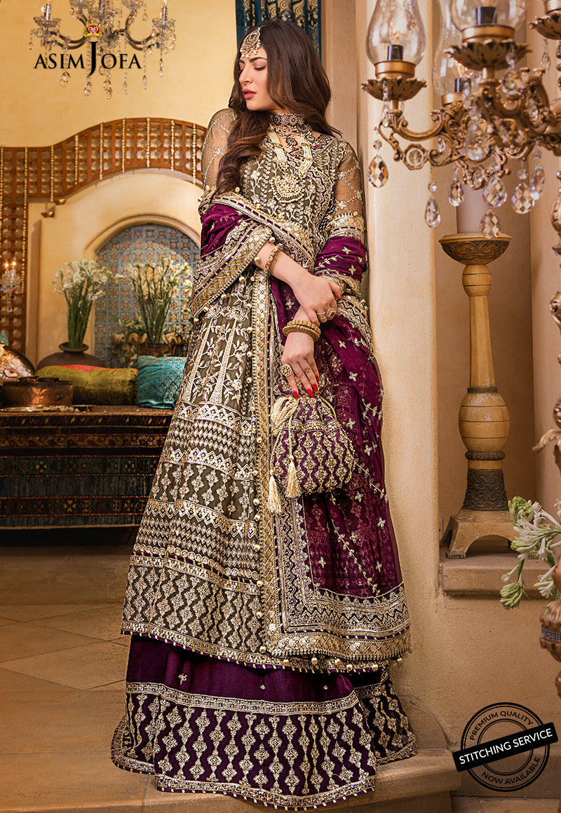 AJBN-01 EMBROIDERED CHIFFON 3 PCS