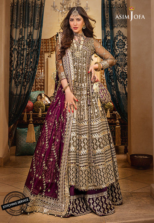 AJBN-01 EMBROIDERED CHIFFON 3 PCS