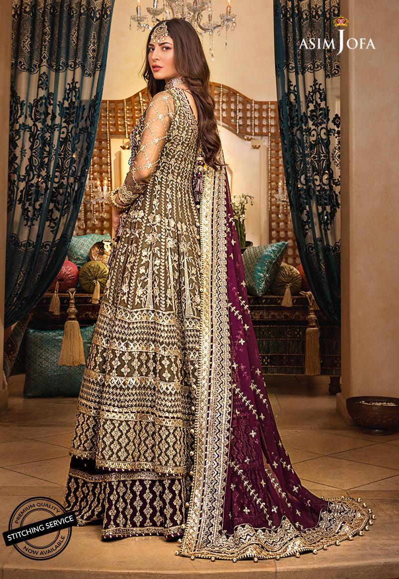 AJBN-01 EMBROIDERED CHIFFON 3 PCS