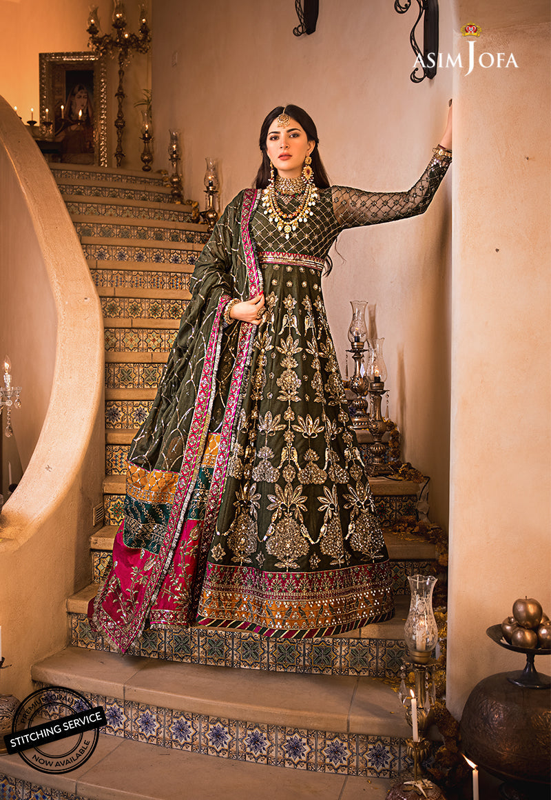 AJBN-10 EMBROIDERED SILK 3 PCS