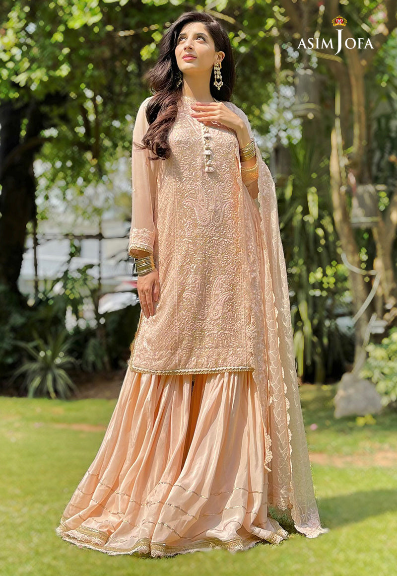 AJHJ-02 EMBROIDERED CHIFFON 3 PCS