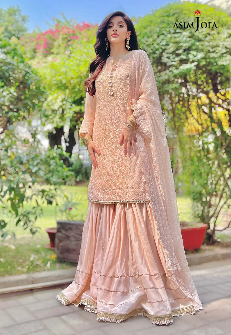 AJHJ-02 EMBROIDERED CHIFFON 3 PCS