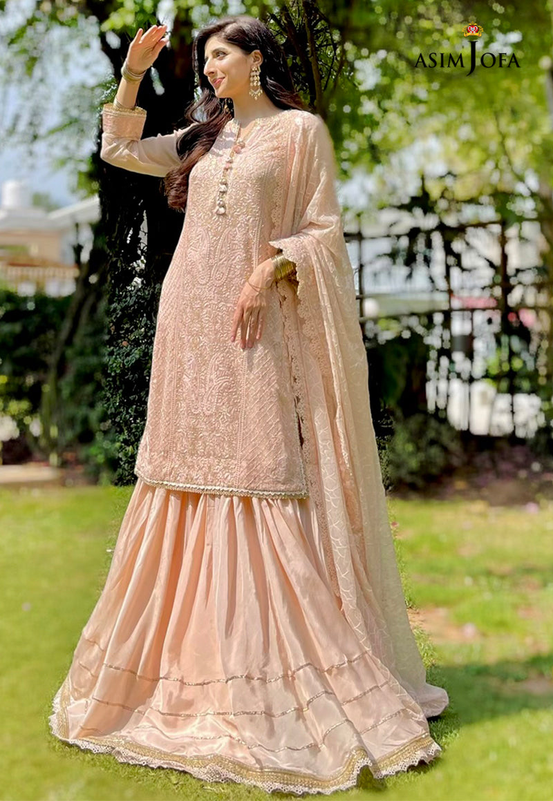 AJHJ-02 EMBROIDERED CHIFFON 3 PCS