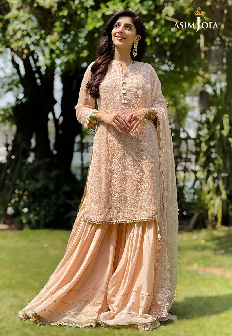 AJHJ-02 EMBROIDERED CHIFFON 3 PCS