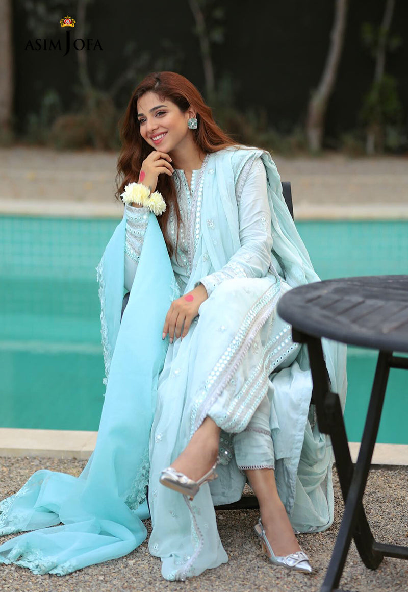 AJHJ-10 EMBROIDERED SILK 3 PCS