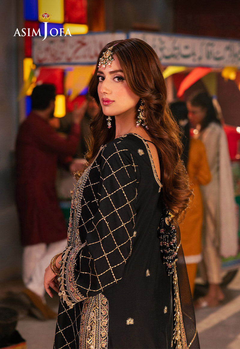 AJKK-02 EMBROIDERED TWISTED SILK 3 PCS