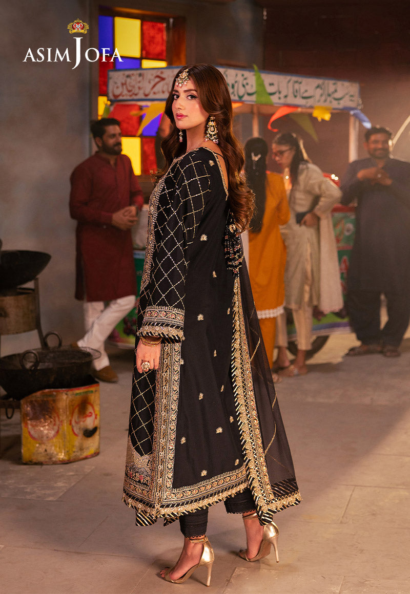 AJKK-02 EMBROIDERED TWISTED SILK 3 PCS