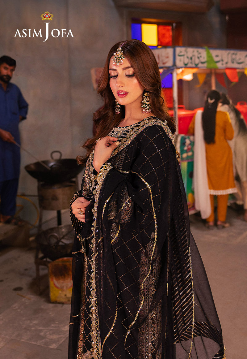 AJKK-02 EMBROIDERED TWISTED SILK 3 PCS