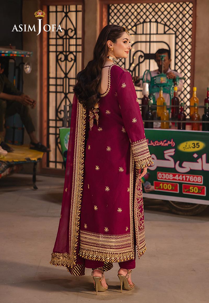 AJKK-03 EMBROIDERED TWISTED SILK 3 PCS