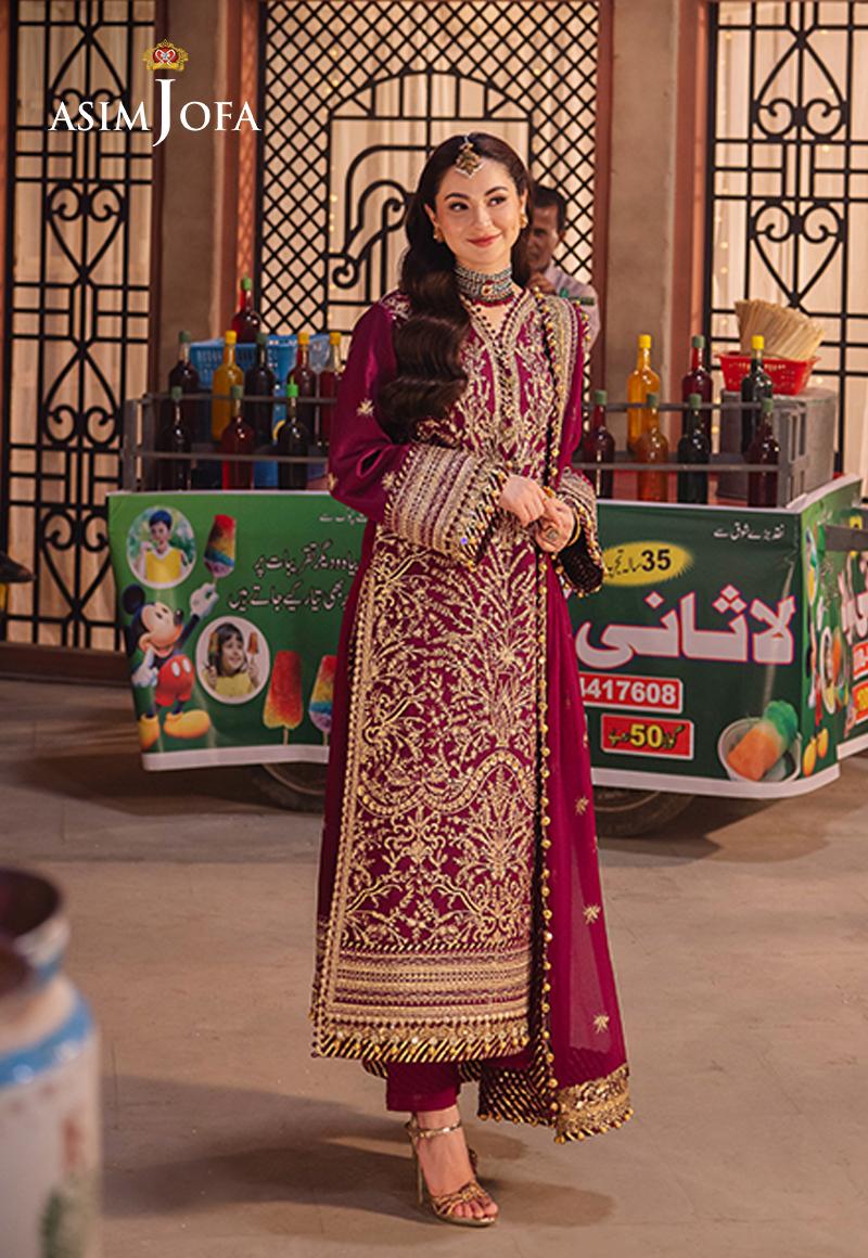AJKK-03 EMBROIDERED TWISTED SILK 3 PCS