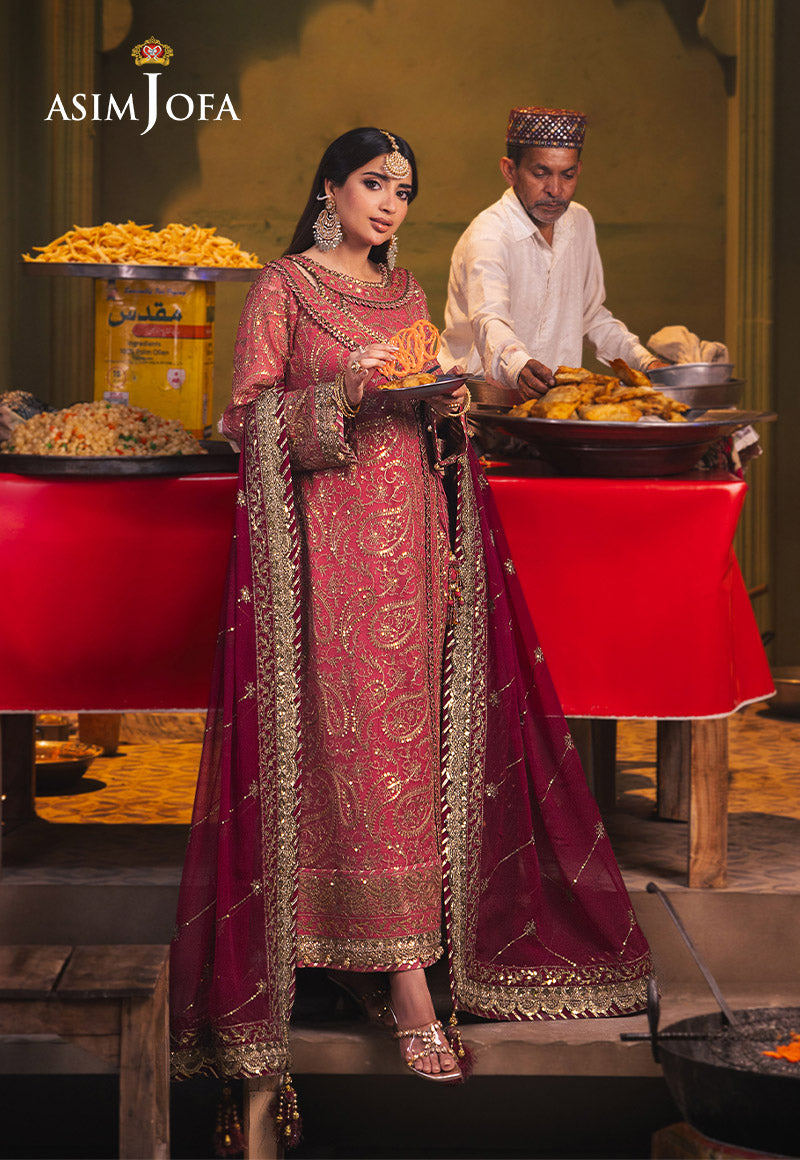 AJKK-05 EMBROIDERED CHIFFON 3 PCS