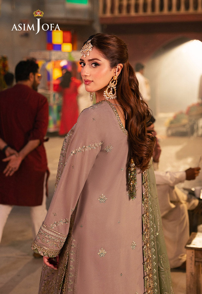 AJKK-08 EMBROIDERED TWISTED SILK 3 PCS