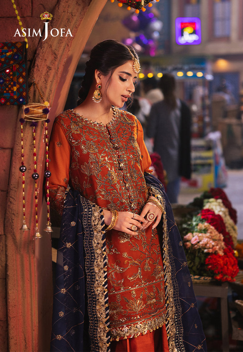 AJKK-10 EMBROIDERED CHIFFON 3 PCS