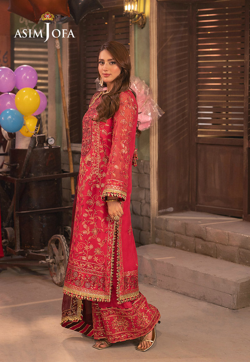 AJKK-11 EMBROIDERED CHIFFON 3 PCS
