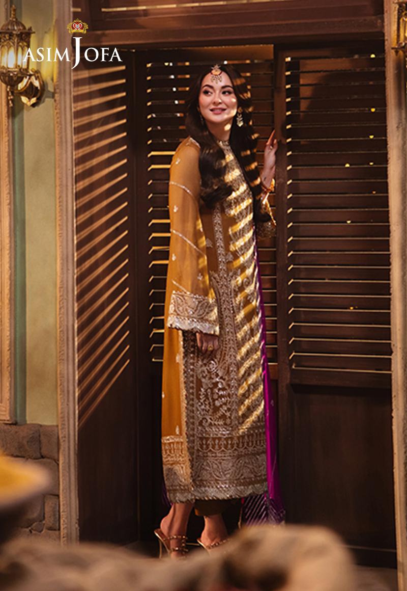 AJKK-12 EMBROIDERED CHIFFON 3 PCS