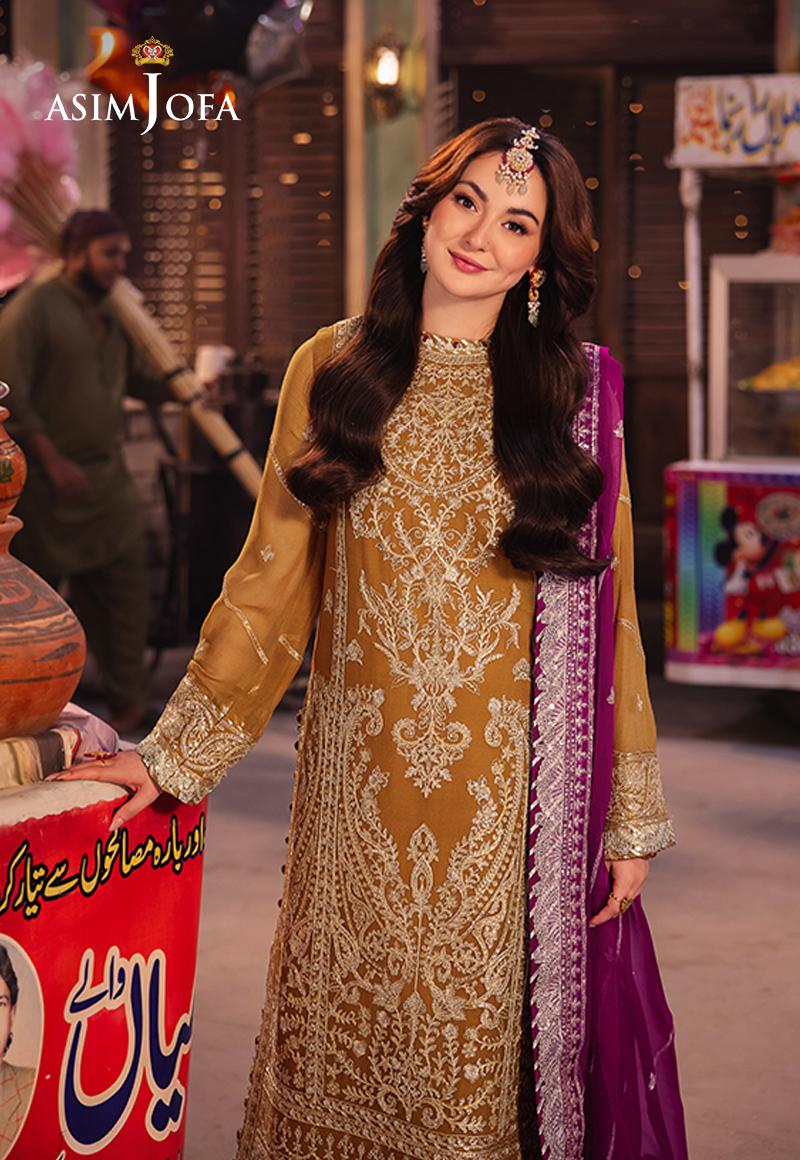 AJKK-12 EMBROIDERED CHIFFON 3 PCS