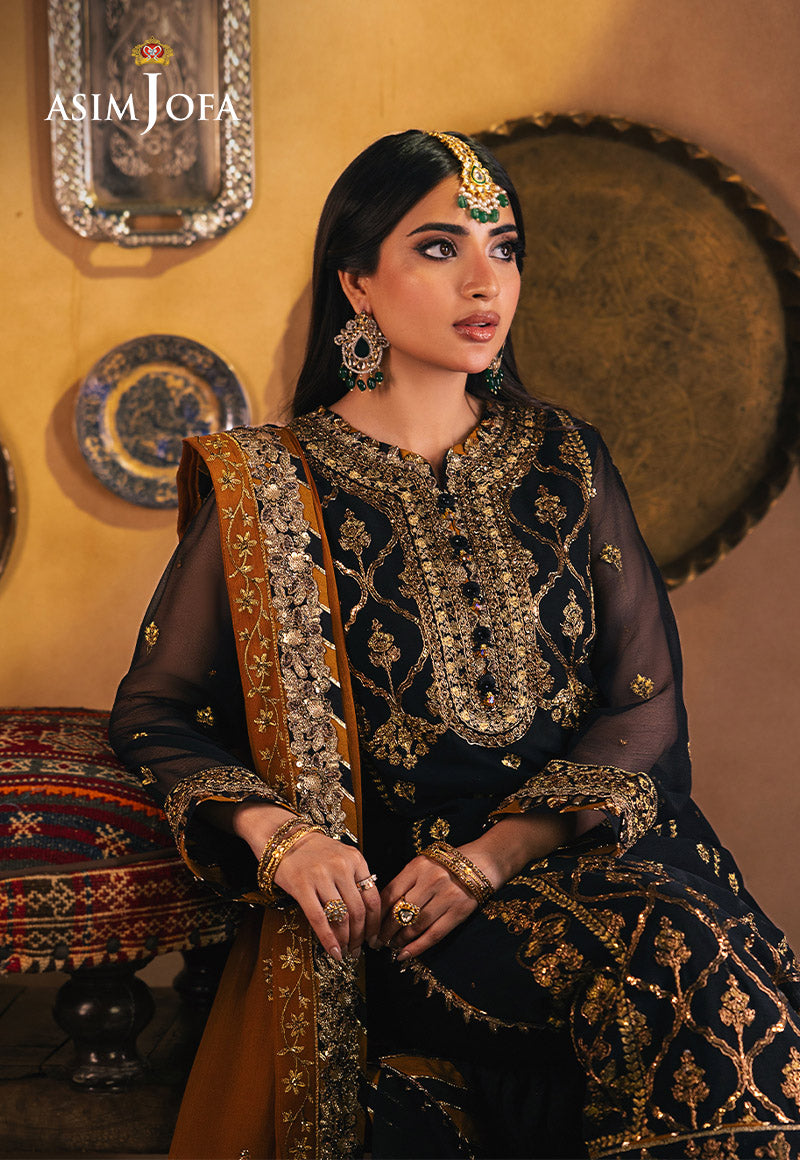 AJKK-15 EMBROIDERED CHIFFON 3 PCS