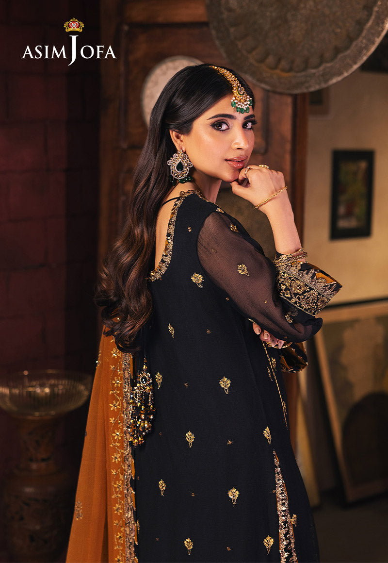 AJKK-15 EMBROIDERED CHIFFON 3 PCS