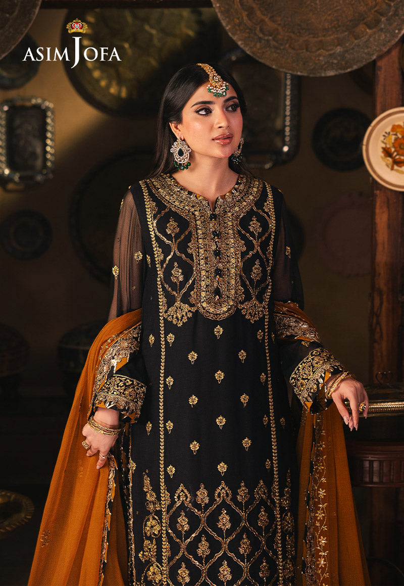 AJKK-15 EMBROIDERED CHIFFON 3 PCS