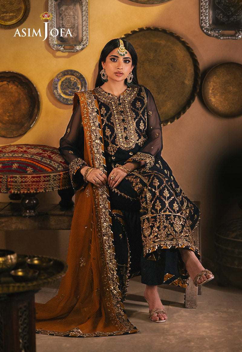 AJKK-15 EMBROIDERED CHIFFON 3 PCS