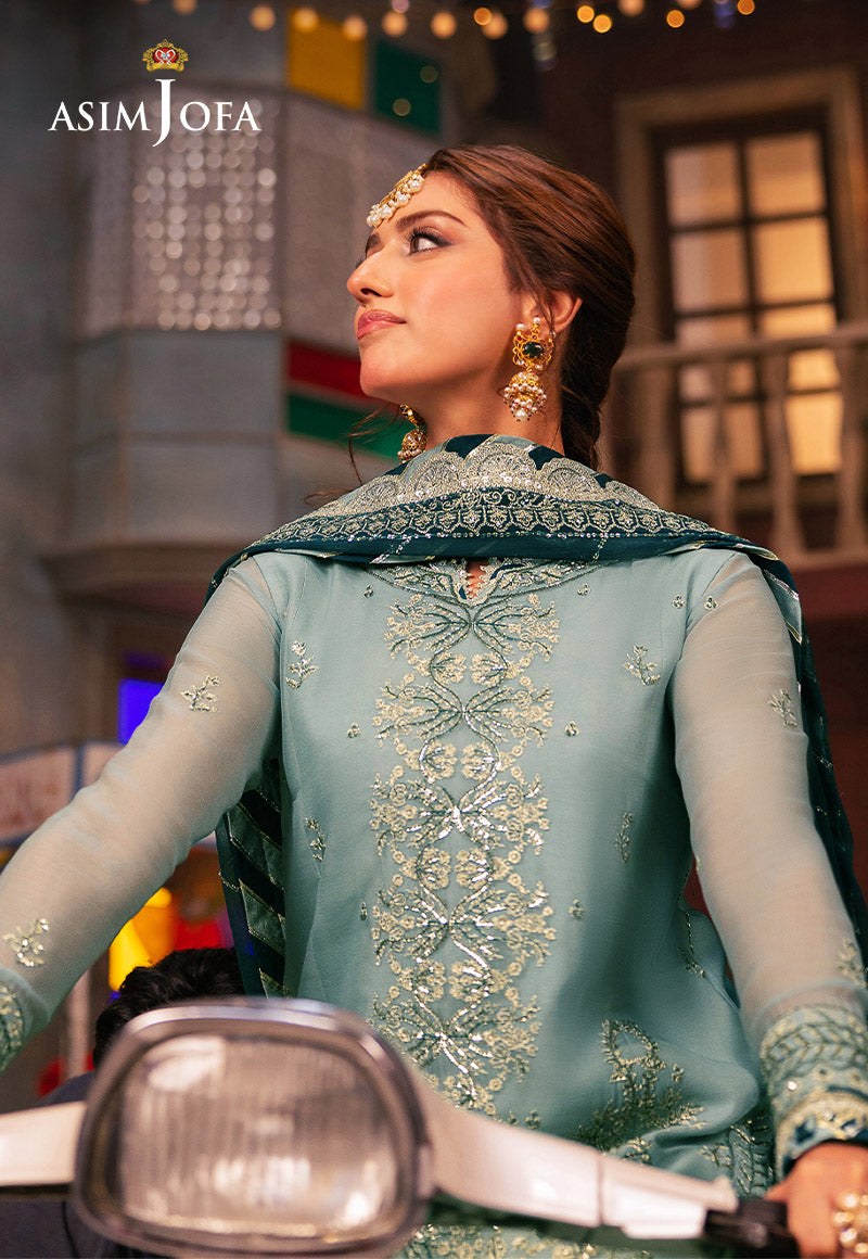 AJKK-17 EMBROIDERED CHIFFON 3 PCS