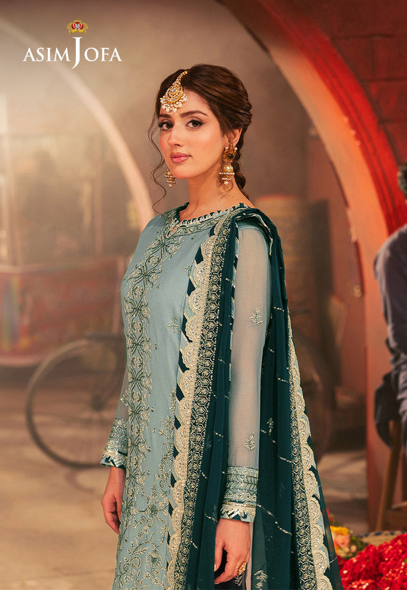 AJKK-17 EMBROIDERED CHIFFON 3 PCS