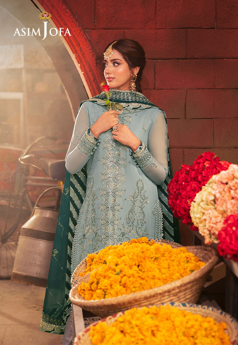 AJKK-17 EMBROIDERED CHIFFON 3 PCS