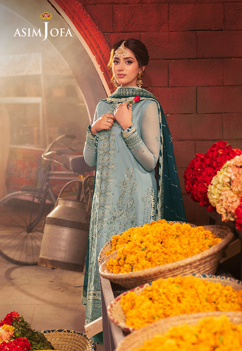 AJKK-17 EMBROIDERED CHIFFON 3 PCS
