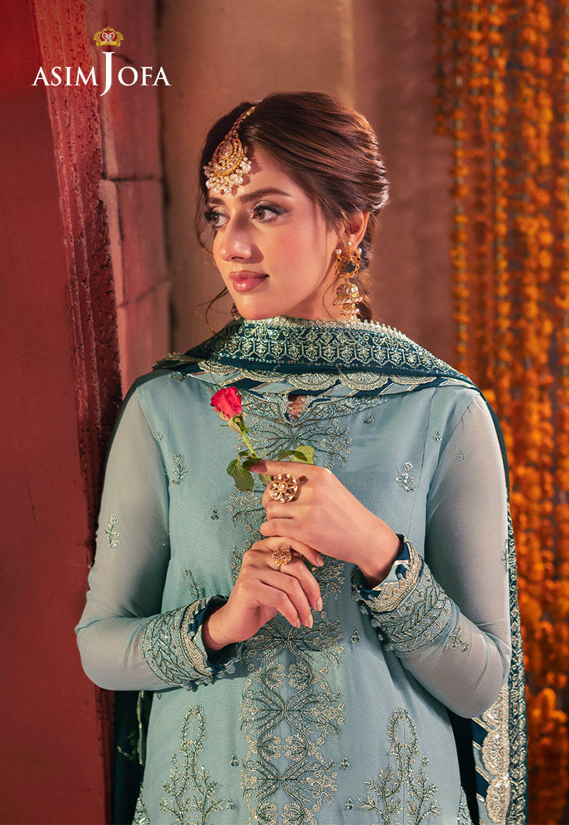 AJKK-17 EMBROIDERED CHIFFON 3 PCS
