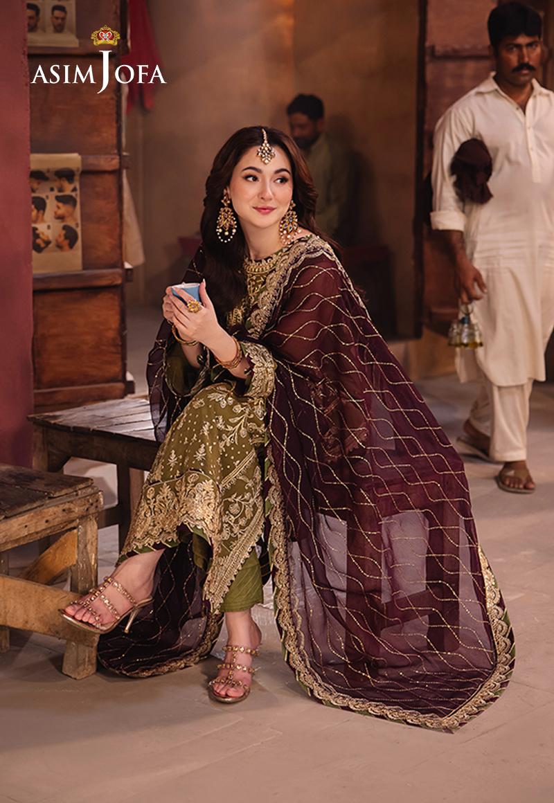 AJKK-23 EMBROIDERED CHIFFON 3 PCS