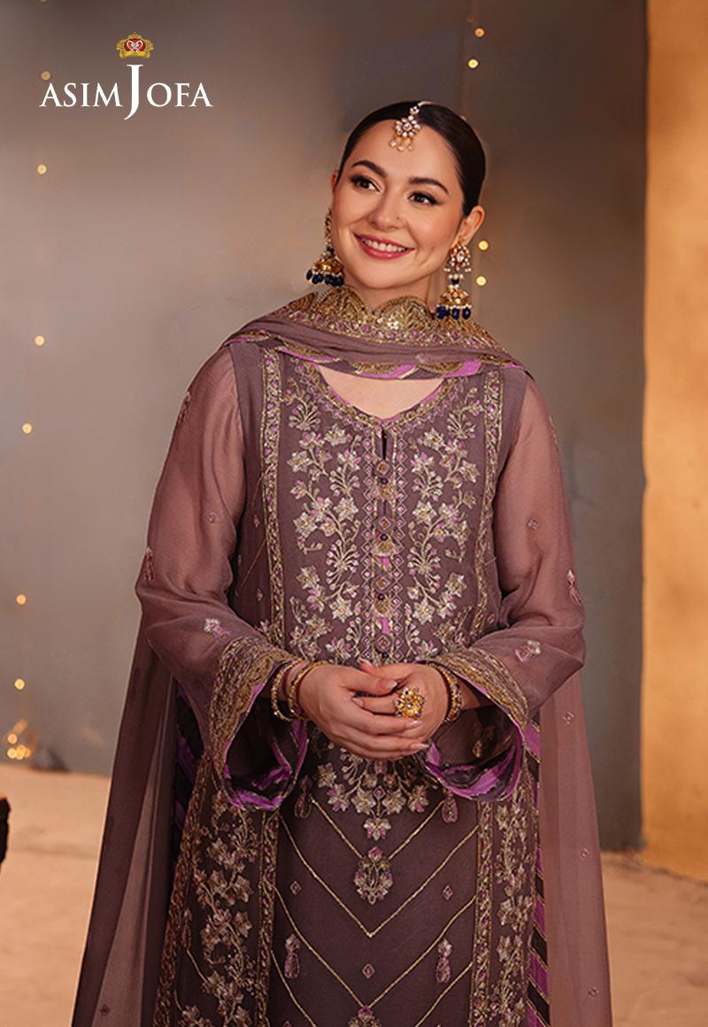 AJKK-29 EMBROIDERED CHIFFON 3 PCS