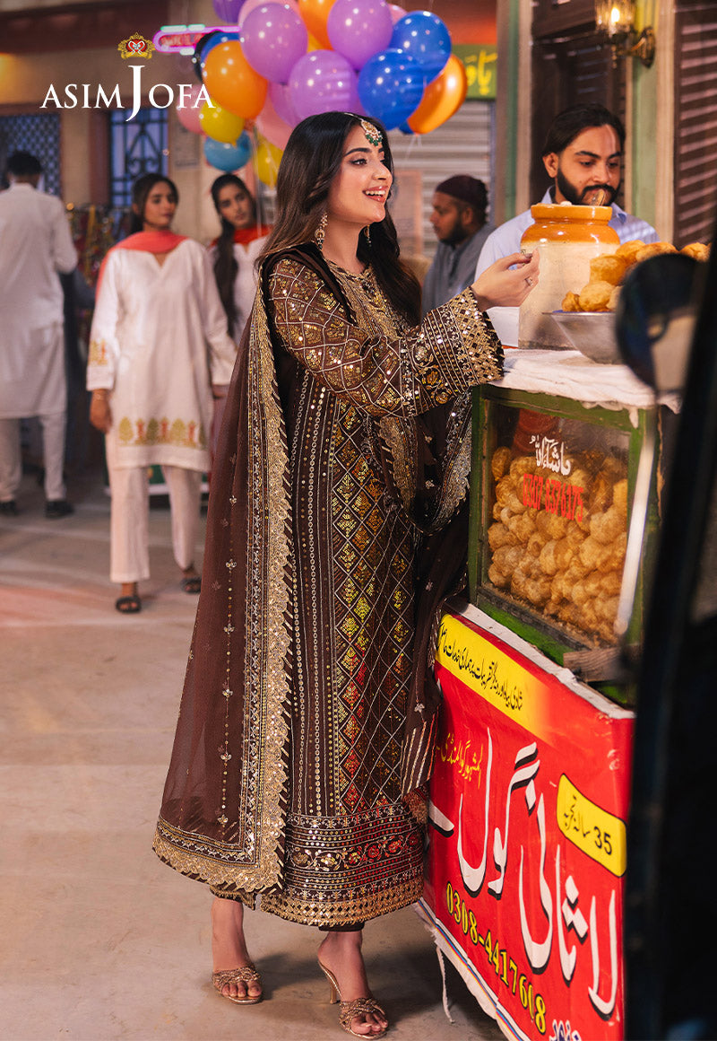 AJKK-30 EMBROIDERED CHIFFON 3 PCS