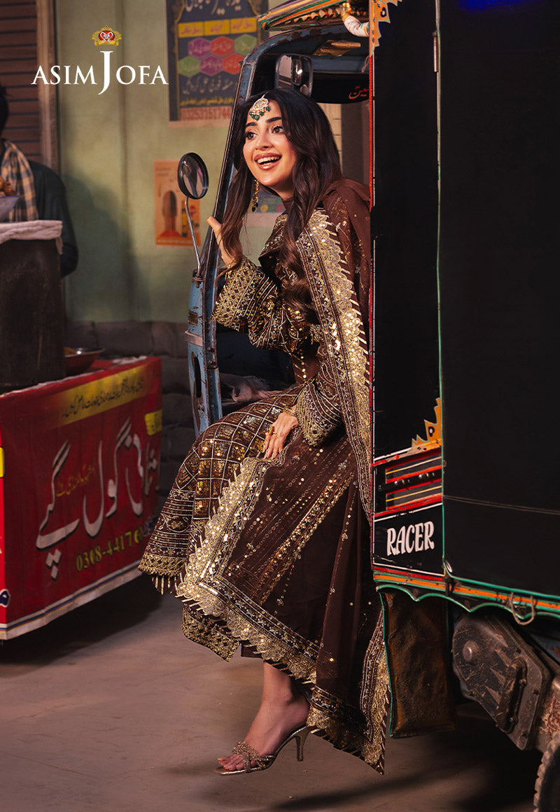 AJKK-30 EMBROIDERED CHIFFON 3 PCS