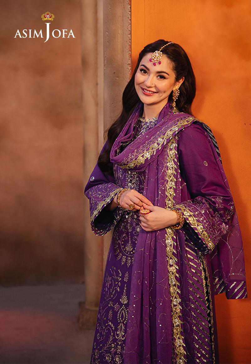 AJKK-07 EMBROIDERED TWISTED SILK 3 PCS